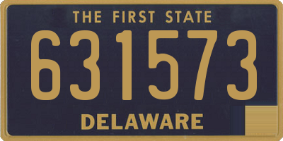DE license plate 631573