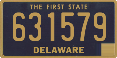 DE license plate 631579