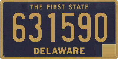 DE license plate 631590