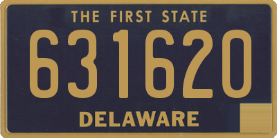 DE license plate 631620