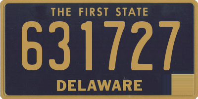DE license plate 631727