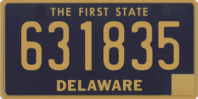 DE license plate 631835