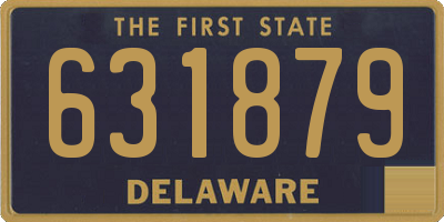 DE license plate 631879