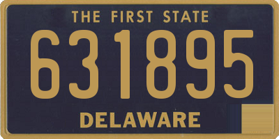 DE license plate 631895