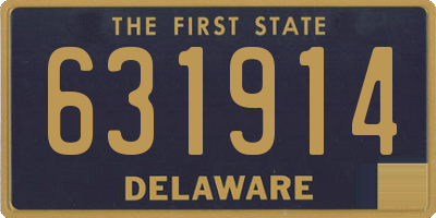 DE license plate 631914