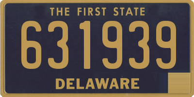 DE license plate 631939