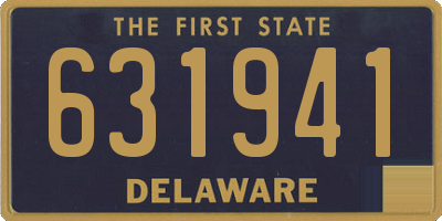 DE license plate 631941