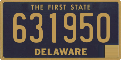 DE license plate 631950