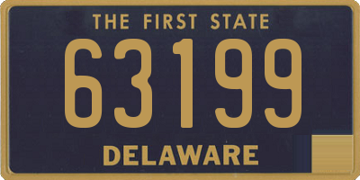 DE license plate 63199