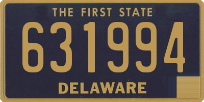 DE license plate 631994