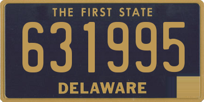 DE license plate 631995