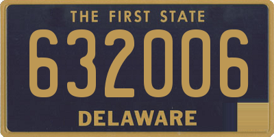 DE license plate 632006