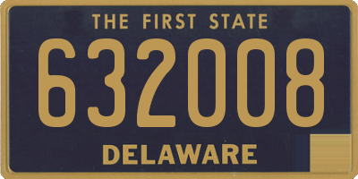 DE license plate 632008