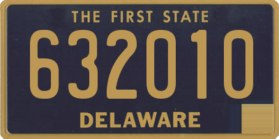 DE license plate 632010