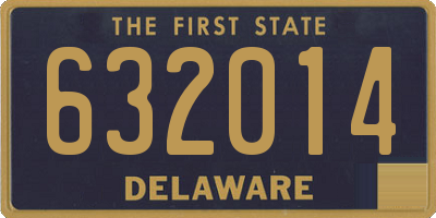 DE license plate 632014