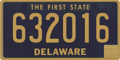 DE license plate 632016