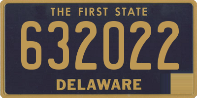 DE license plate 632022