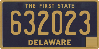 DE license plate 632023