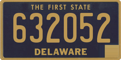 DE license plate 632052