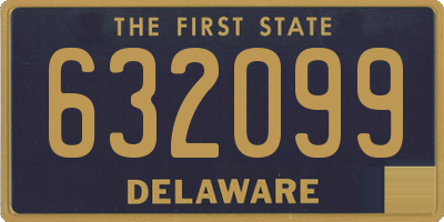 DE license plate 632099