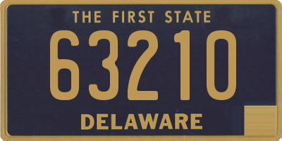 DE license plate 63210
