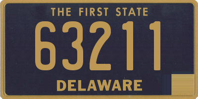 DE license plate 63211