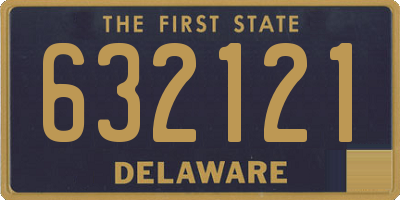 DE license plate 632121