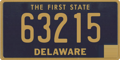 DE license plate 63215