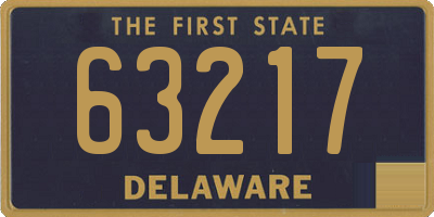 DE license plate 63217
