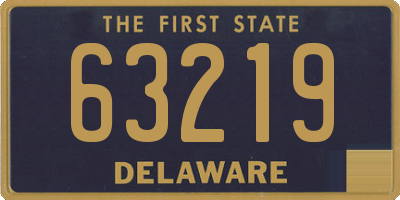 DE license plate 63219