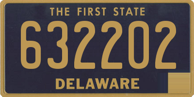 DE license plate 632202
