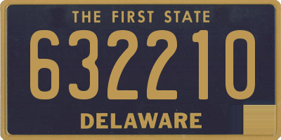 DE license plate 632210
