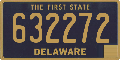 DE license plate 632272