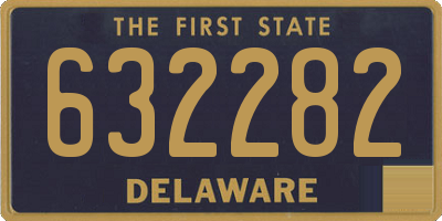 DE license plate 632282
