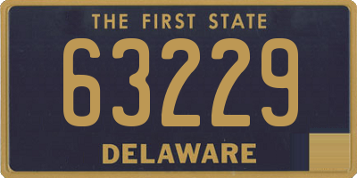 DE license plate 63229