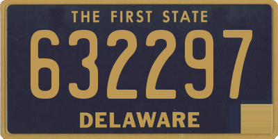 DE license plate 632297