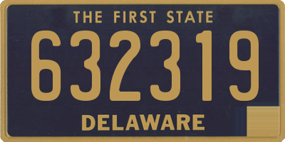 DE license plate 632319