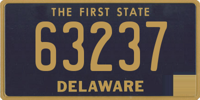 DE license plate 63237