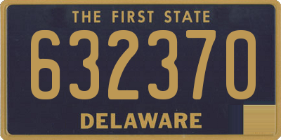 DE license plate 632370