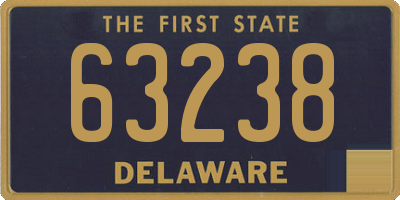 DE license plate 63238