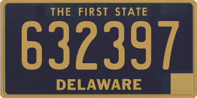 DE license plate 632397