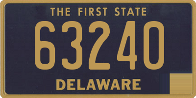 DE license plate 63240