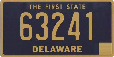 DE license plate 63241