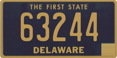 DE license plate 63244