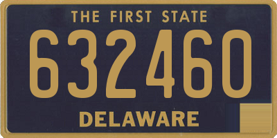 DE license plate 632460