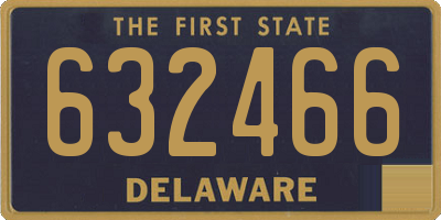 DE license plate 632466