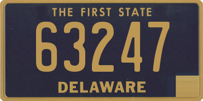 DE license plate 63247