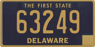 DE license plate 63249