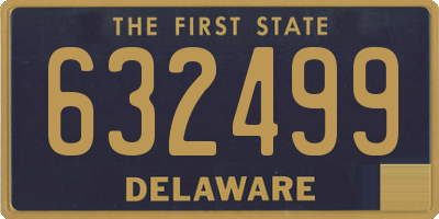 DE license plate 632499