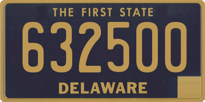 DE license plate 632500